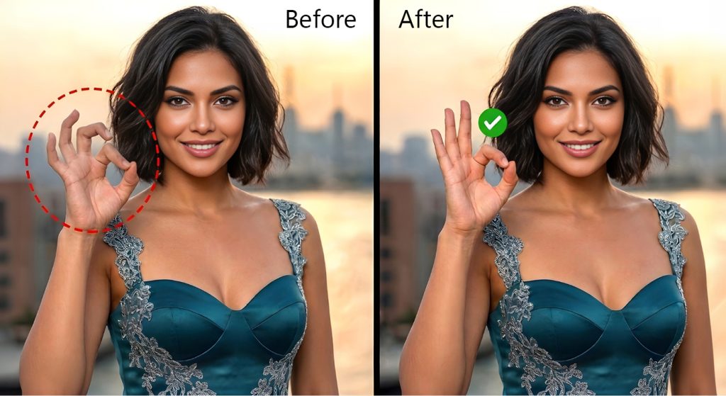 Fixing extra fingers and anatomy errors in AI generated art