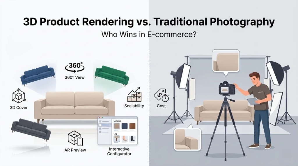 3D Rendering vs Photography