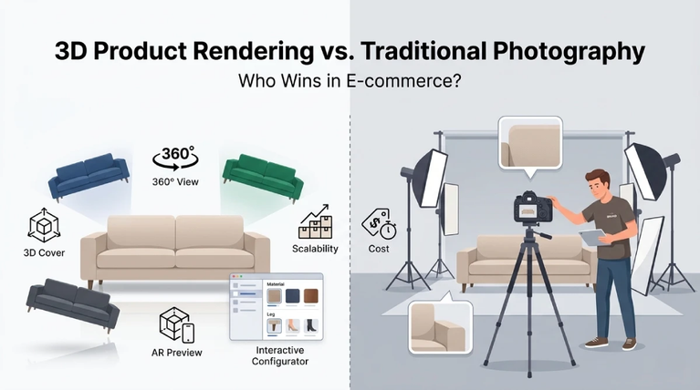 3D Rendering vs Photography
